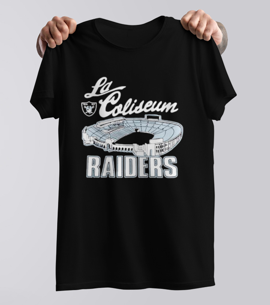 Los Angeles Memorial Coliseum Raiders Stadium T-Shirt