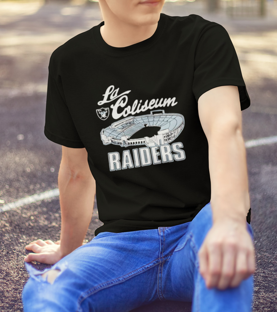 Los Angeles Memorial Coliseum Raiders Stadium T-Shirt