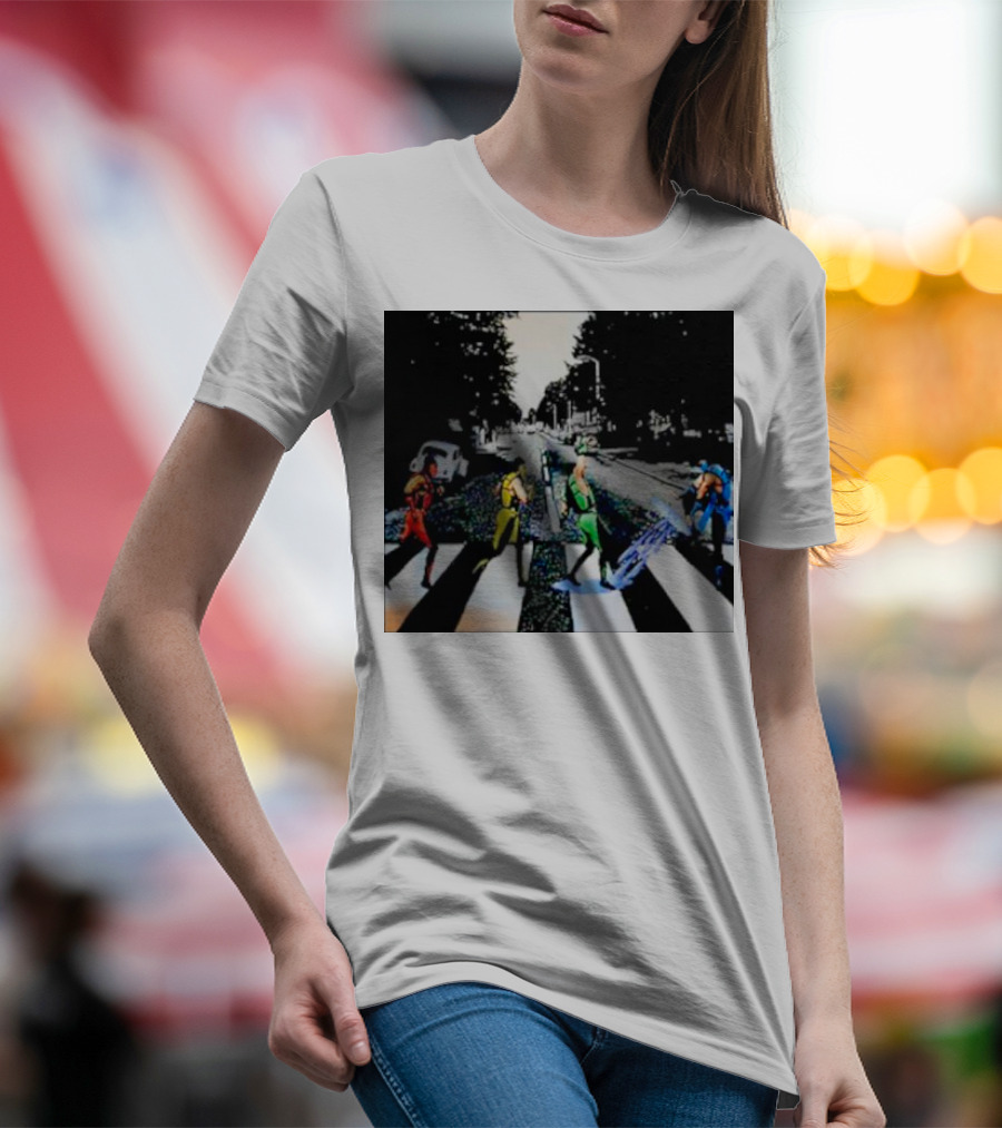 Mortal Kombat Characters Crossing Abbey Road T-Shirt