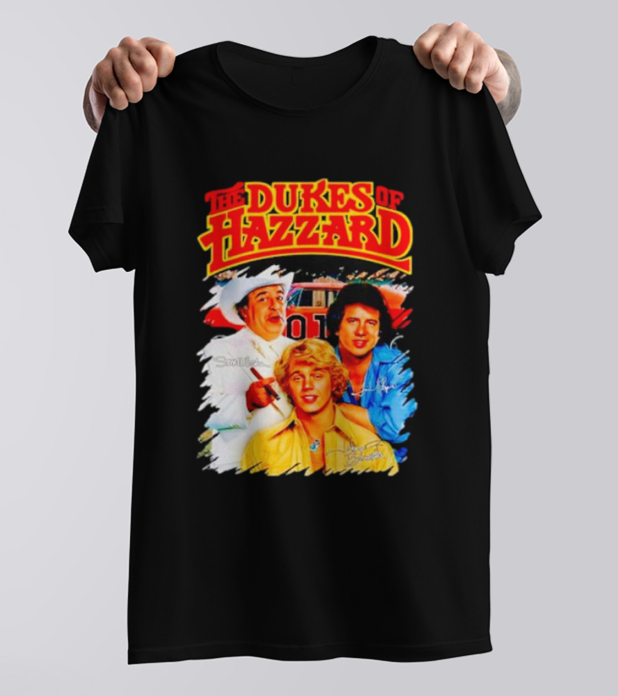 The Dukes Of Hazzard 01 Cast Signature T-Shirt