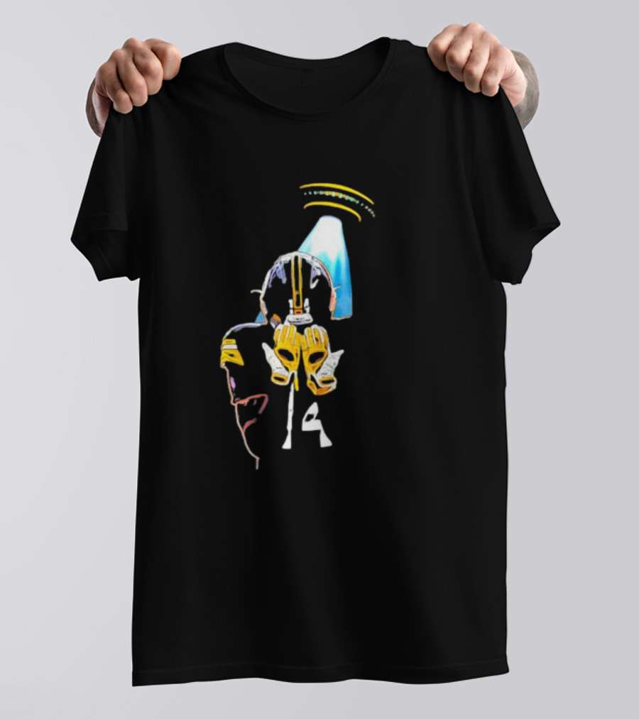 Wide Receiver Not From This Earth UFO Football Fusion Alien Receiver T-Shirt