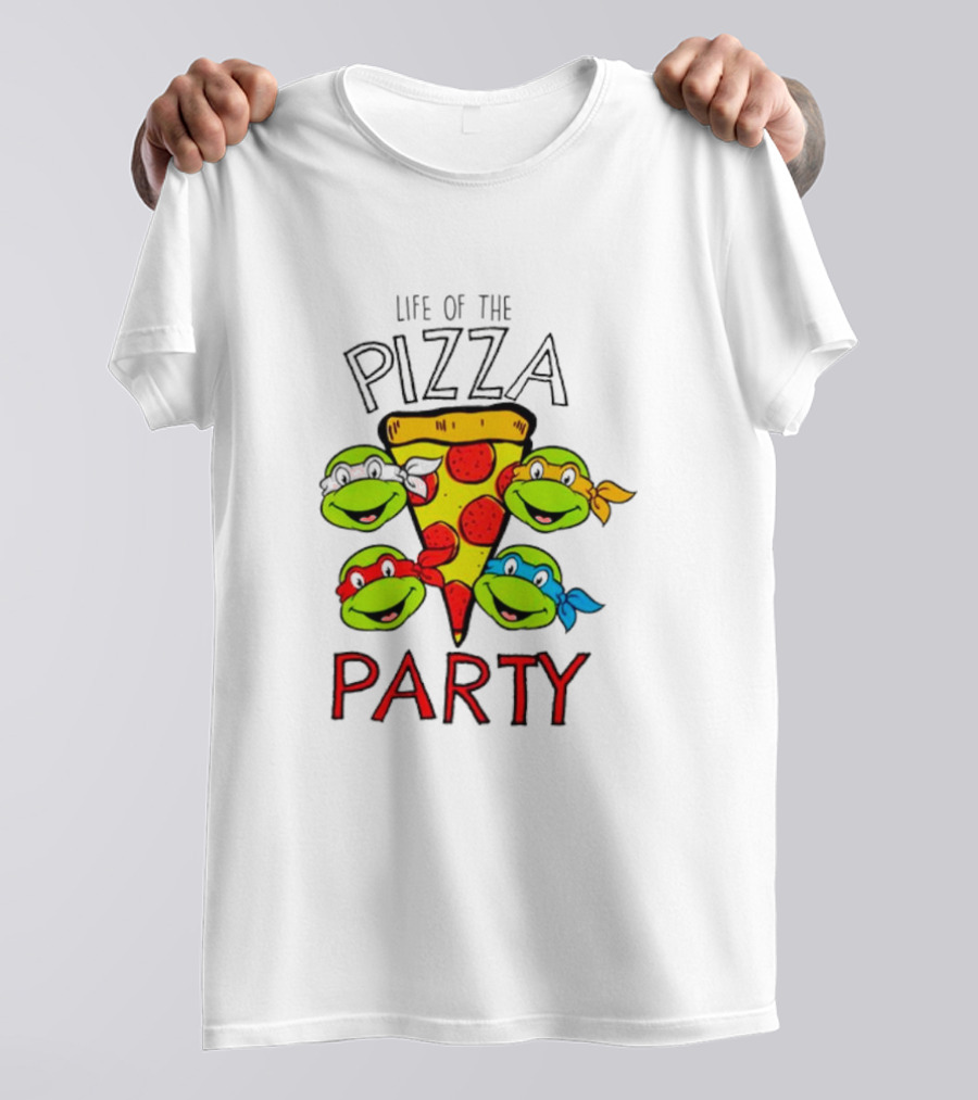 Life Of The Pizza Party Teenage Mutant Ninja Turtles Boys T-Shirt