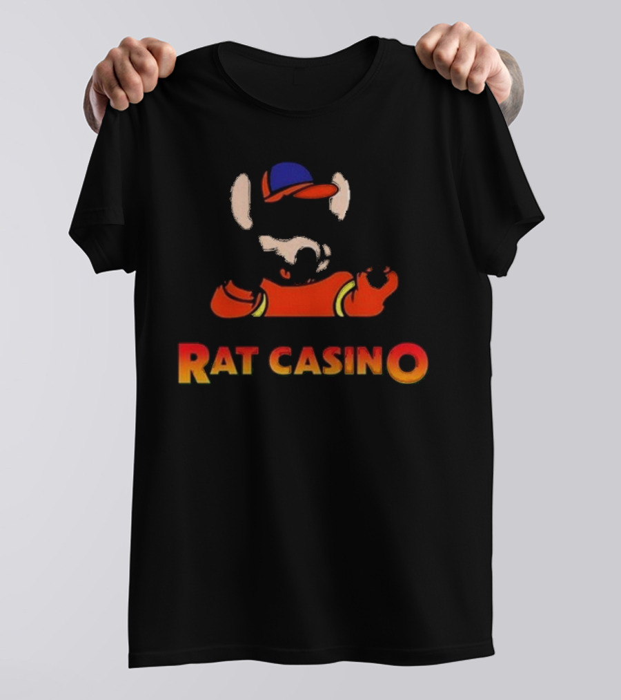 When I Die Bury Me At The Rat Casino Fun Dice Mascot T-Shirt