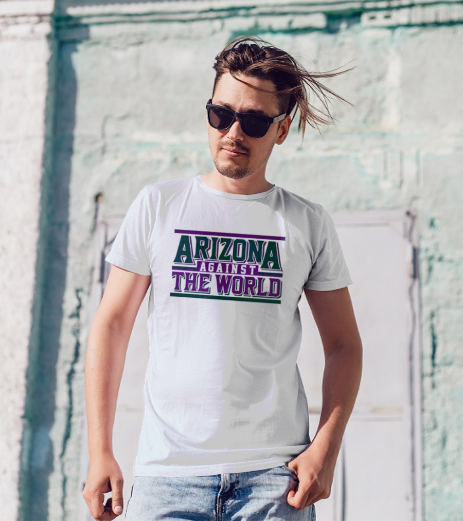 Arizona Against The World Vintage Style Retro T-Shirt