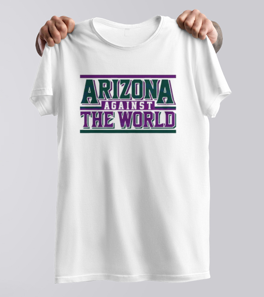 Arizona Against The World Vintage Style Retro T-Shirt