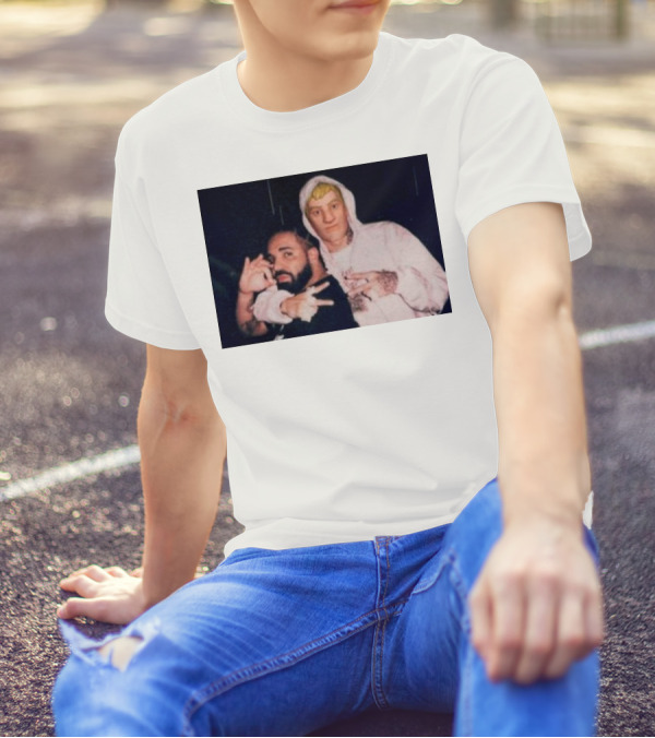 Drake X Jonesy Friends Collaboration Image With Rapper And Fortnite Character T-Shirt