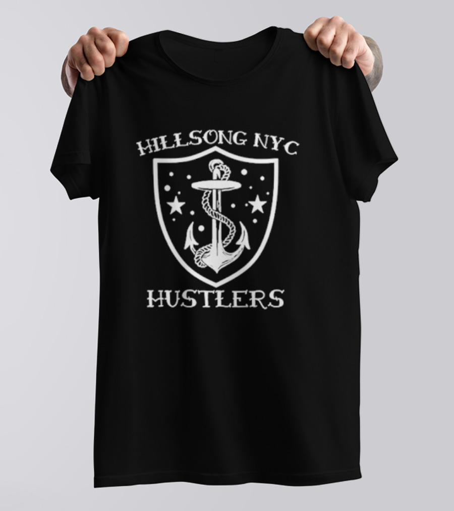 Hillsong NYC Hustlers Anchor Shield Stars T-Shirt