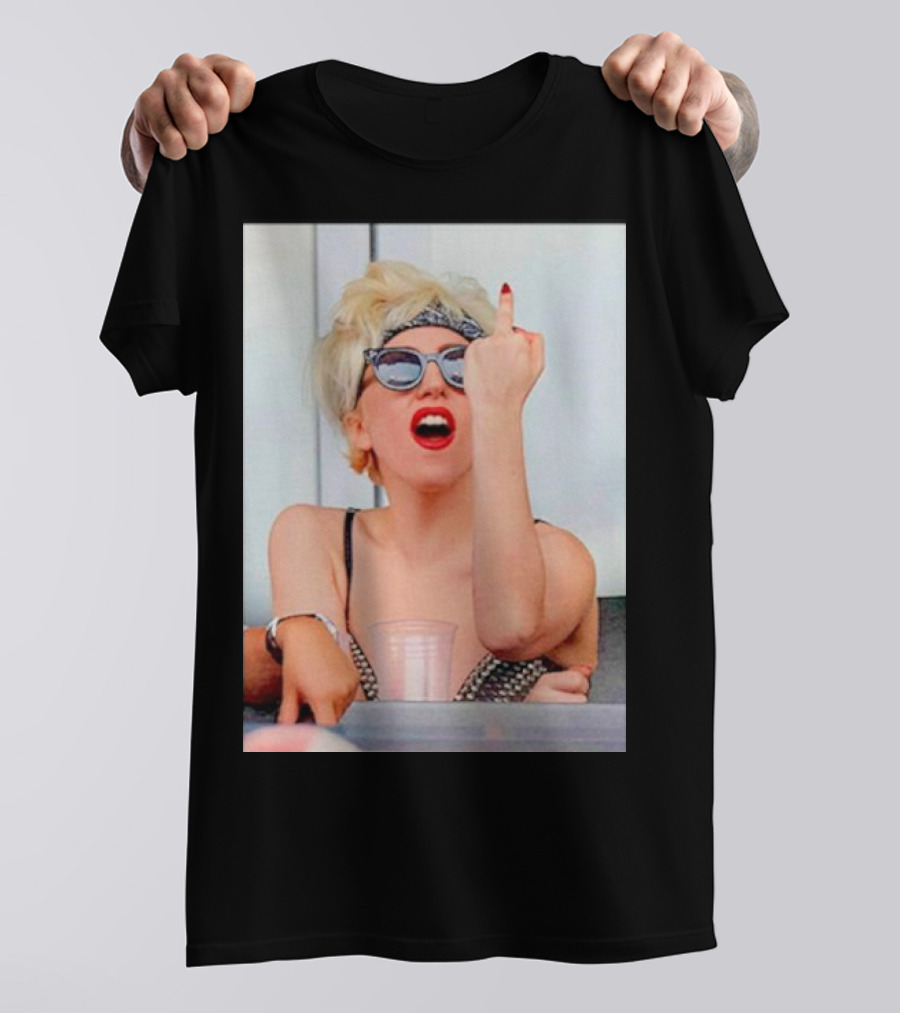 Lady Gaga Celebratory Gesture Iconic Pose T-Shirt