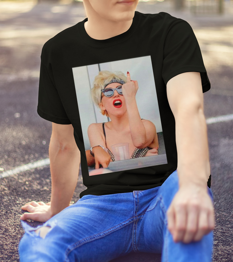 Lady Gaga Celebratory Gesture Iconic Pose T-Shirt