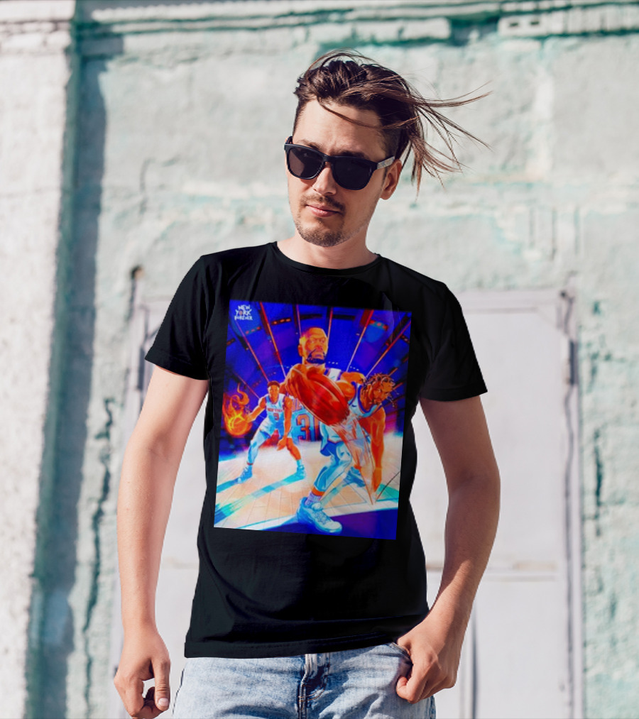 New York Forever Basketball Fireball Legends Stadium Action T-Shirt