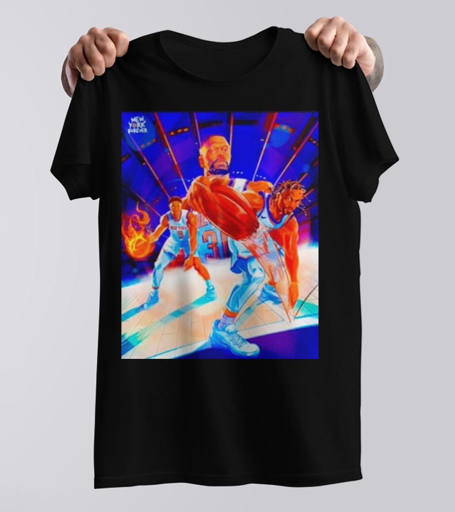 New York Forever Basketball Fireball Legends Stadium Action T-Shirt