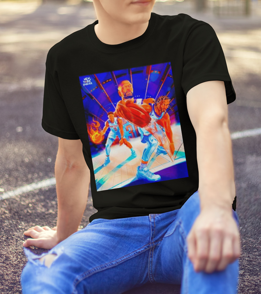 New York Forever Basketball Fireball Legends Stadium Action T-Shirt