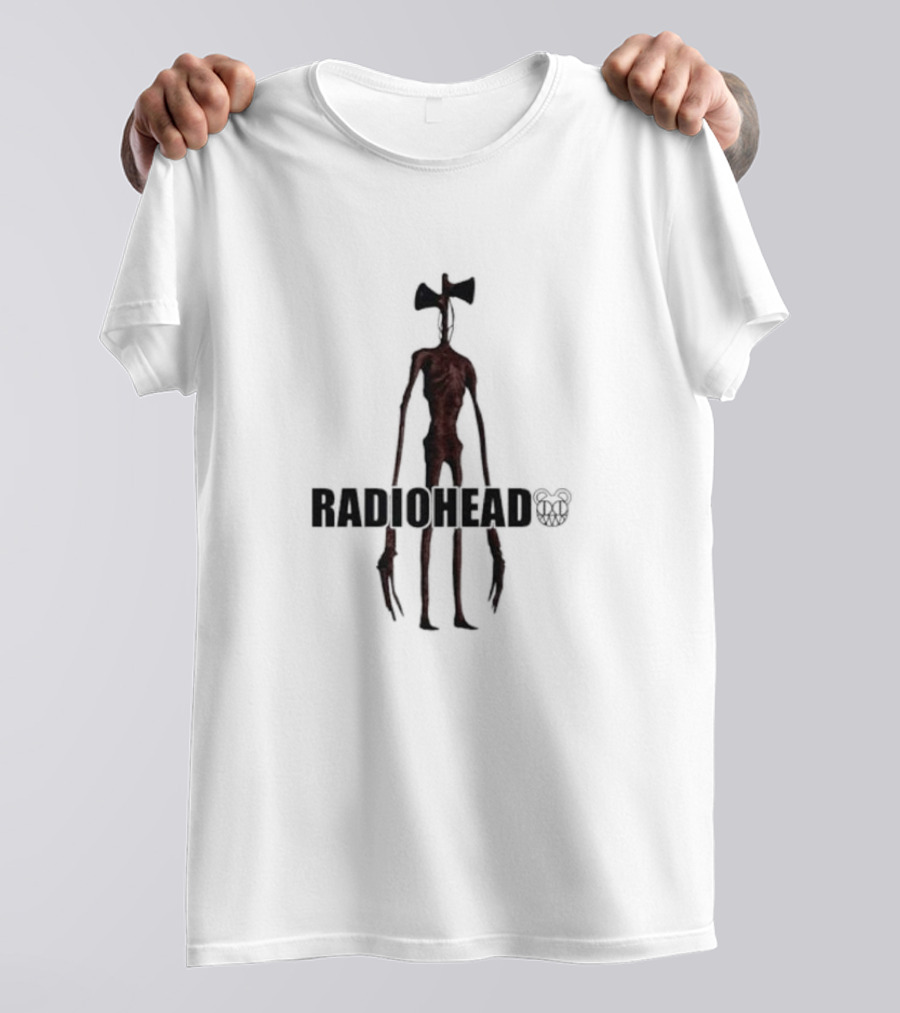 RADIOHEAD Alien Creature Illustration Band T-Shirt