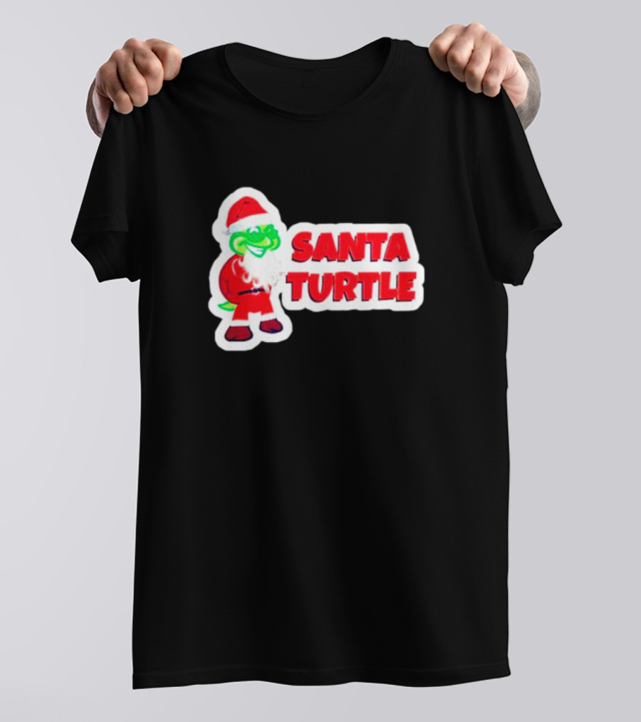 Santa Turtle Christmas Cheer T-Shirt