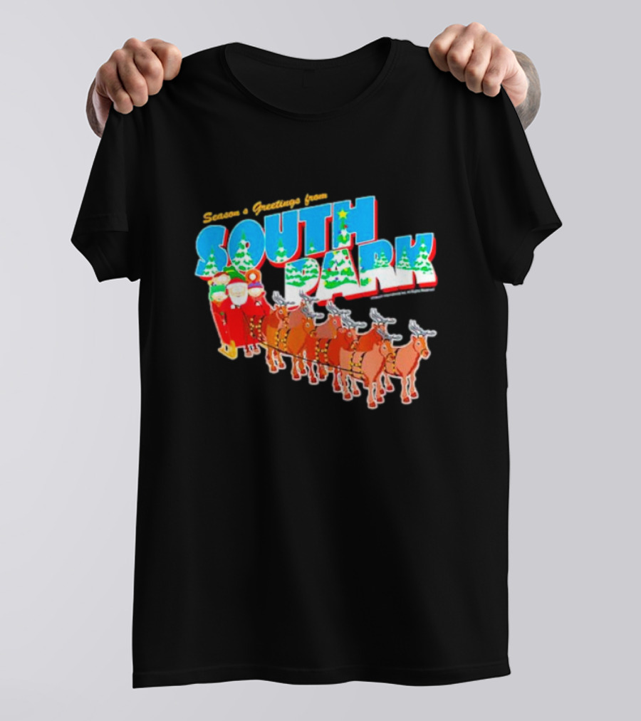 Season's Greetings From South Park Christmas Reindeer T-Shirt