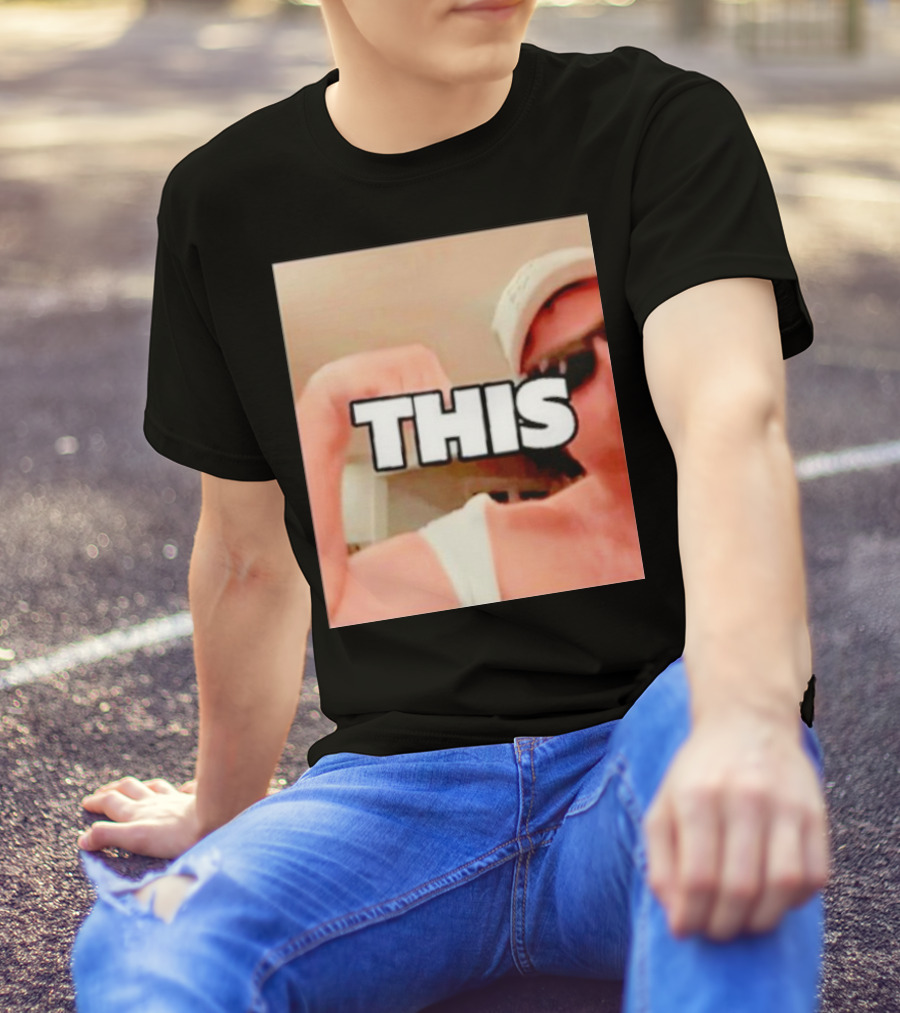 Dave Portnoy This Elio Imbornone Sunglasses Flexing T-Shirt