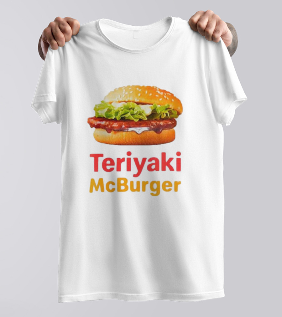 Teriyaki McBurger Sesame Bun Lettuce Sauce T-Shirt