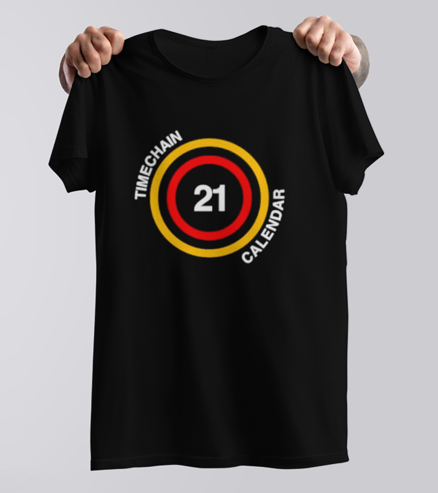 Timechain Calendar 21 Circles T-Shirt