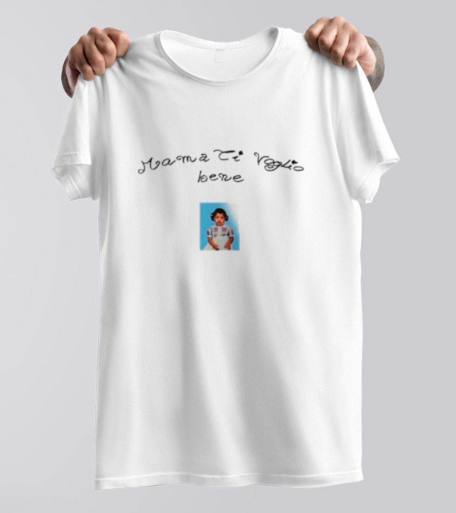Mama Ti Voglio Bene Child Photo T-Shirt