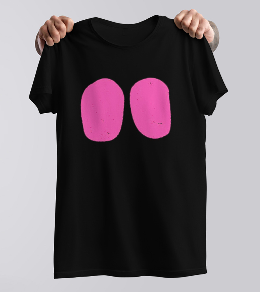 Night Rider Eyes Neon Pink Ovals T-Shirt