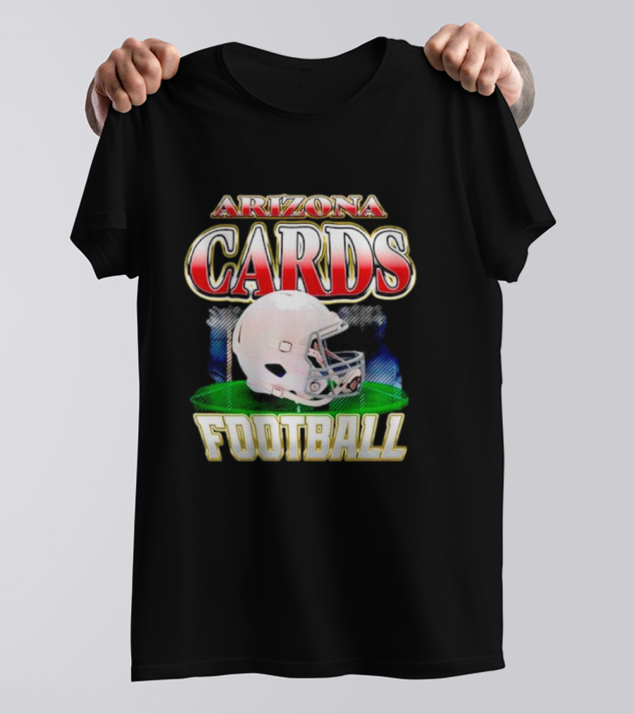 ARIZONA CARDS FOOTBALL HELMET SPORTS FAN GEAR T-Shirt