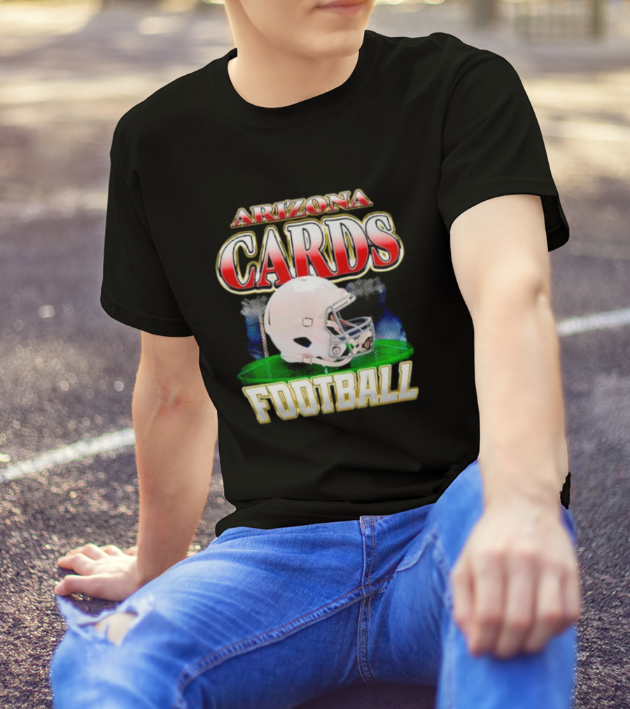 ARIZONA CARDS FOOTBALL HELMET SPORTS FAN GEAR T-Shirt
