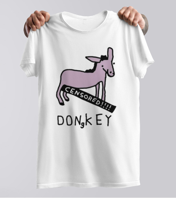 Censored Donkey Humor Play On Words T-Shirt
