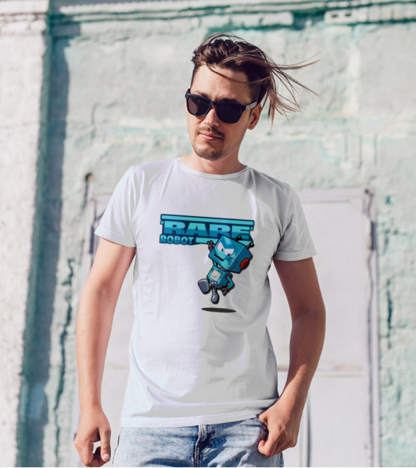Rare Robot Character T-Shirt