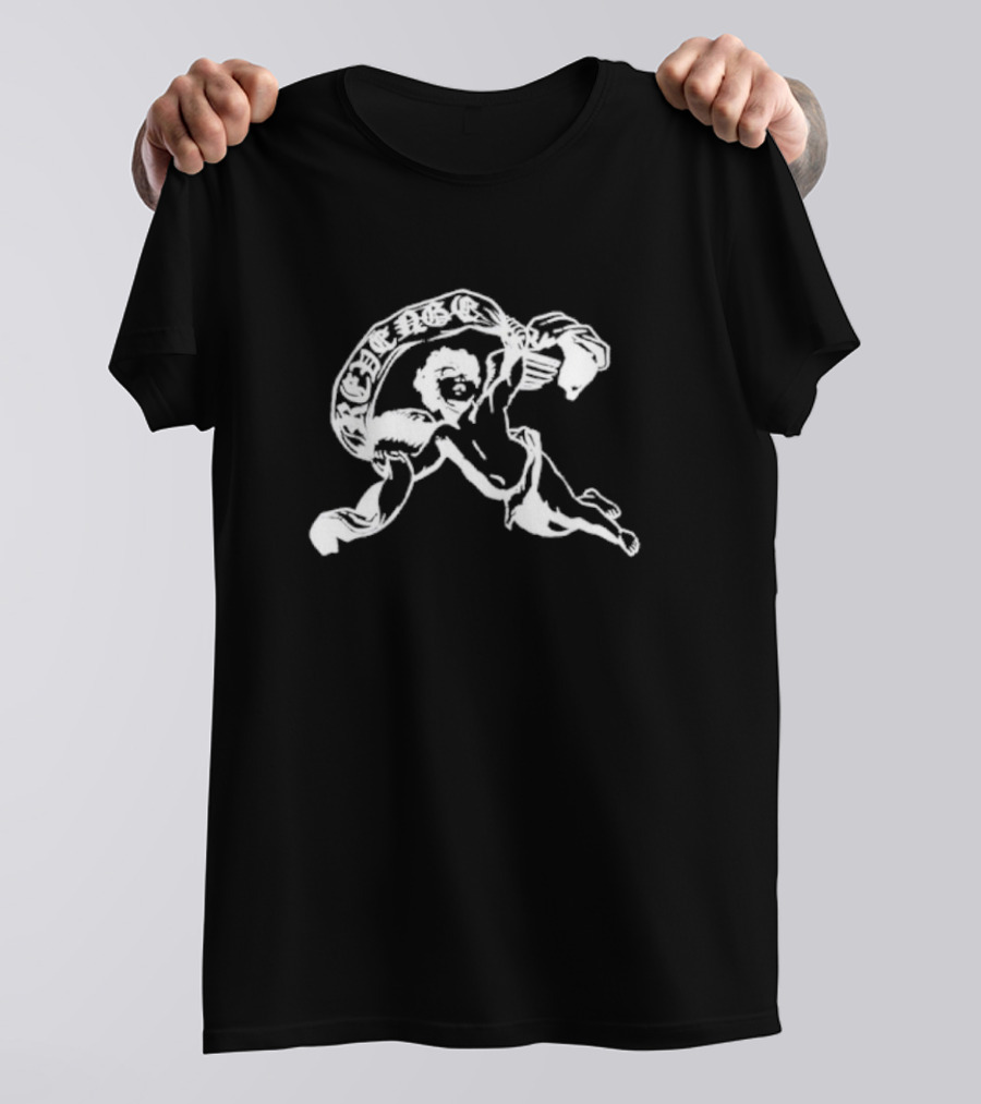 Revenge Angel Cherub With Banner T-Shirt