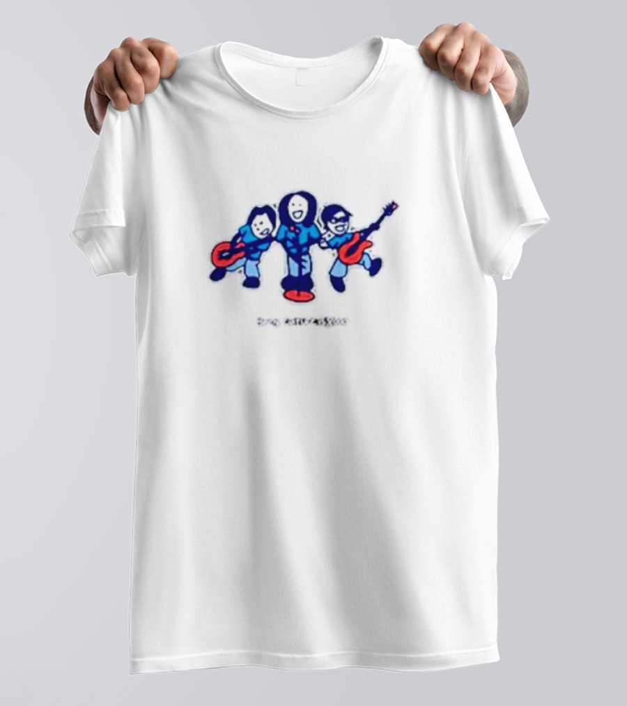 Young Culture Is Good Band Cartoon Trio T-Shirt