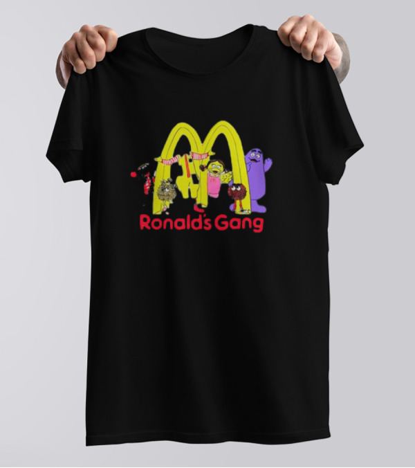 Ronald's Gang Mc Characters Under Golden Arches T-Shirt