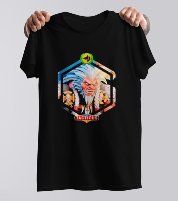 Warhammer 40000 Tacticus Space Iconic Character Emblem T-Shirt