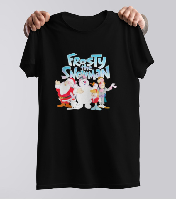 Frosty The Snowman Santa Bunny Friends T-Shirt