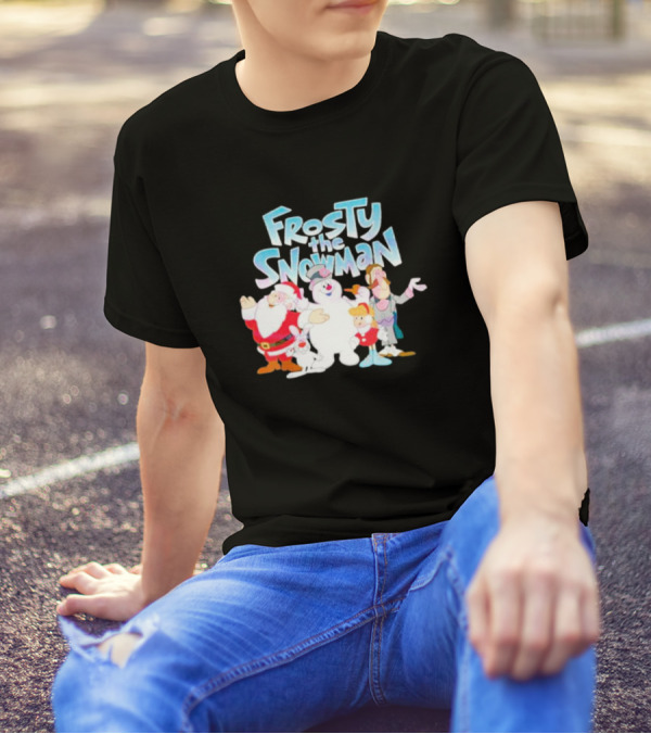 Frosty The Snowman Santa Bunny Friends T-Shirt