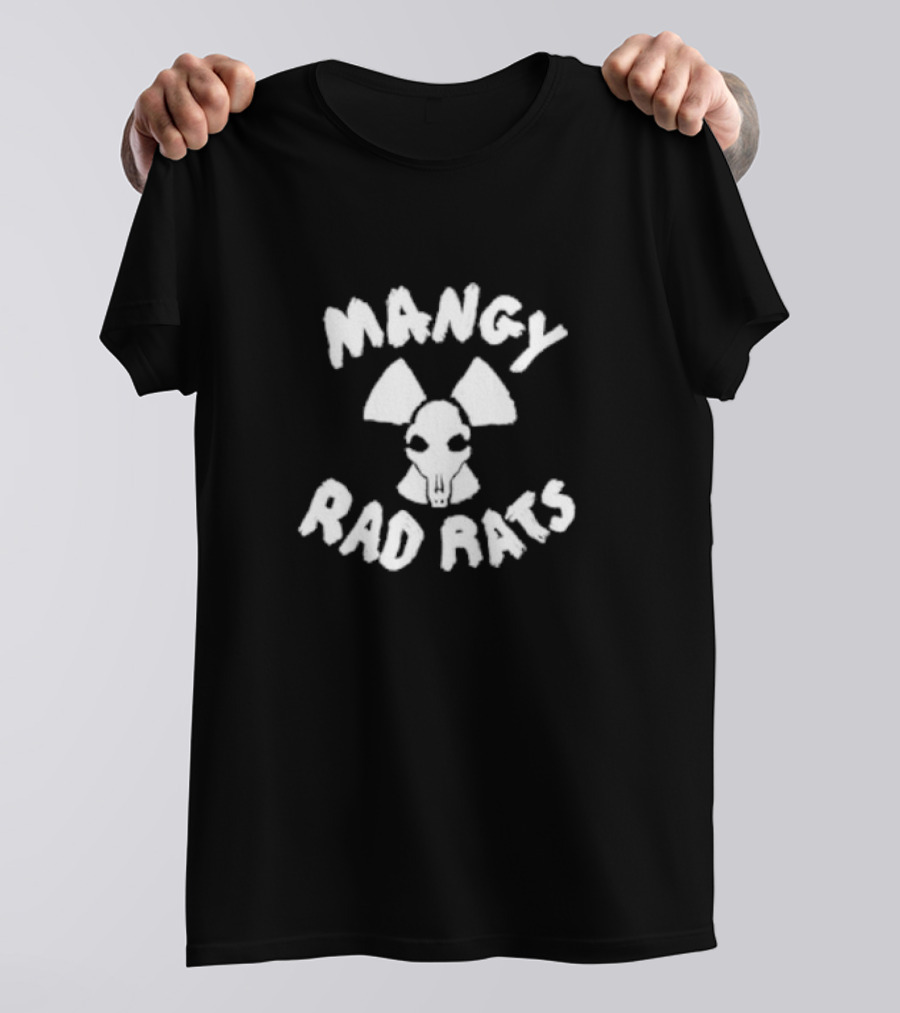 Mangy Rad Rats Skull Radiation T-Shirt