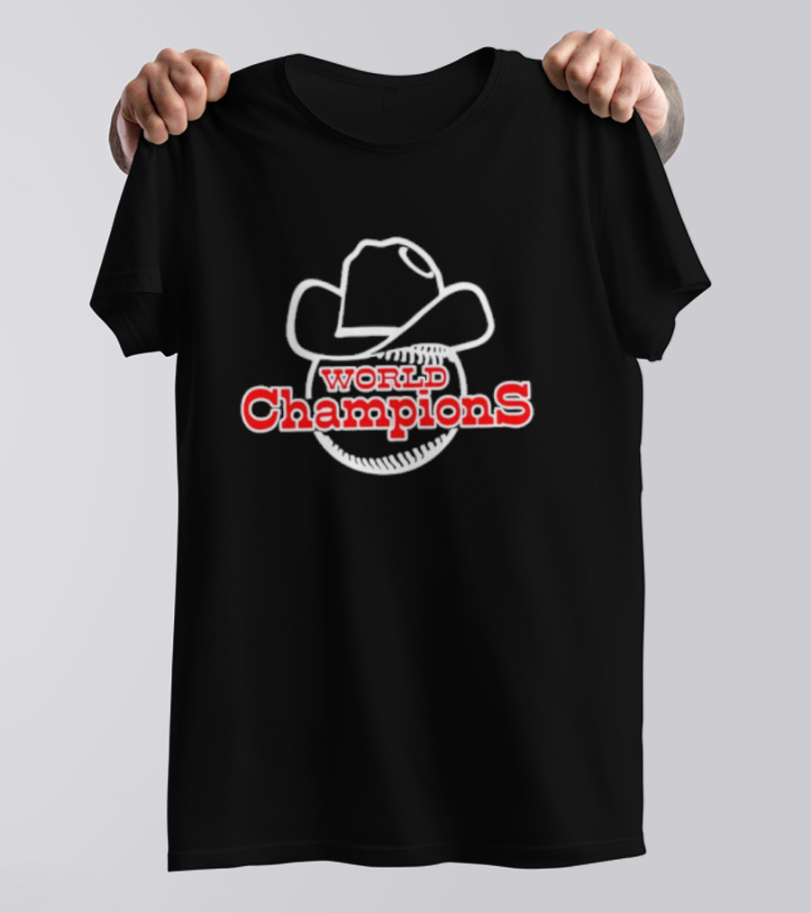 World Champions Texas Rangers Baseball Cowboys T-Shirt