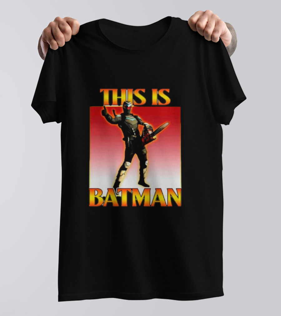 THIS IS BATMAN Chainsaw Hero T-Shirt