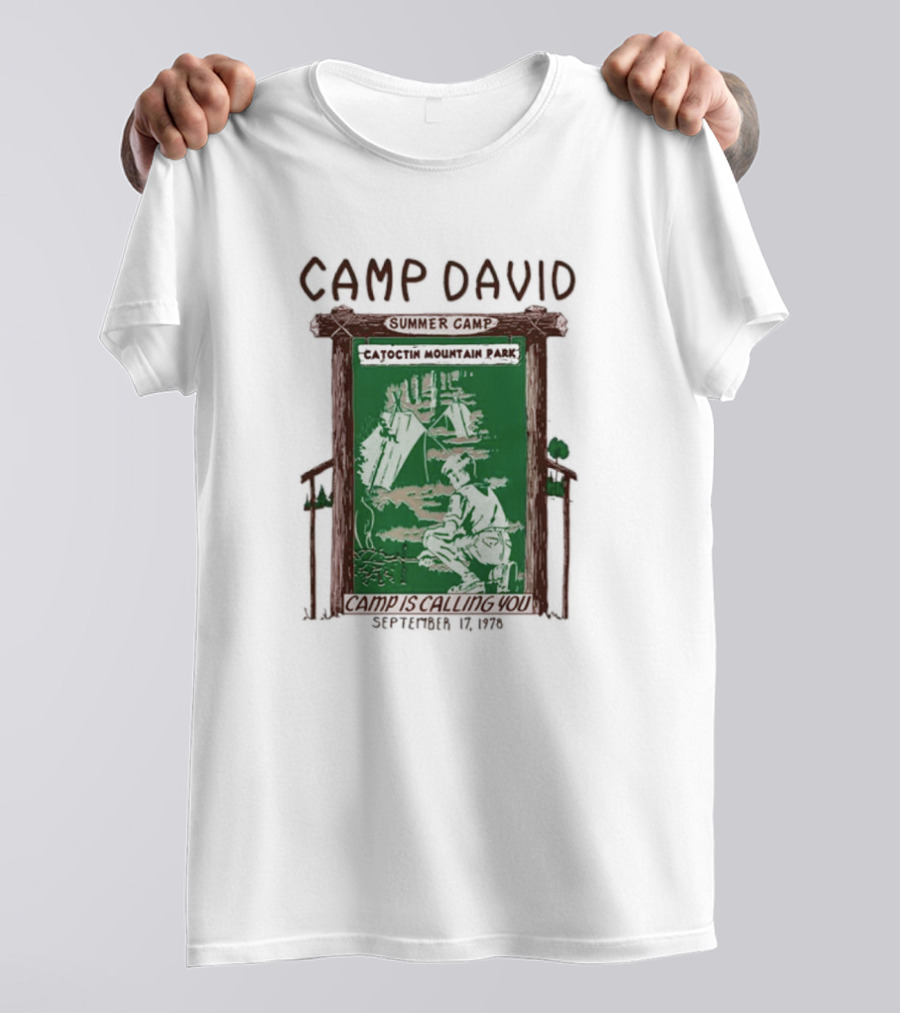 Camp David Summer Camp Catoctin Mountain Park September 17 1776 Camp Is Calling You T-Shirt