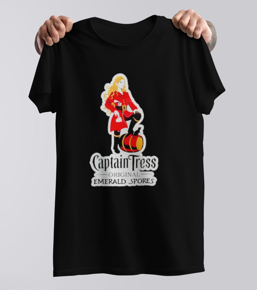 Captain Tress Original Emerald Spores T-Shirt