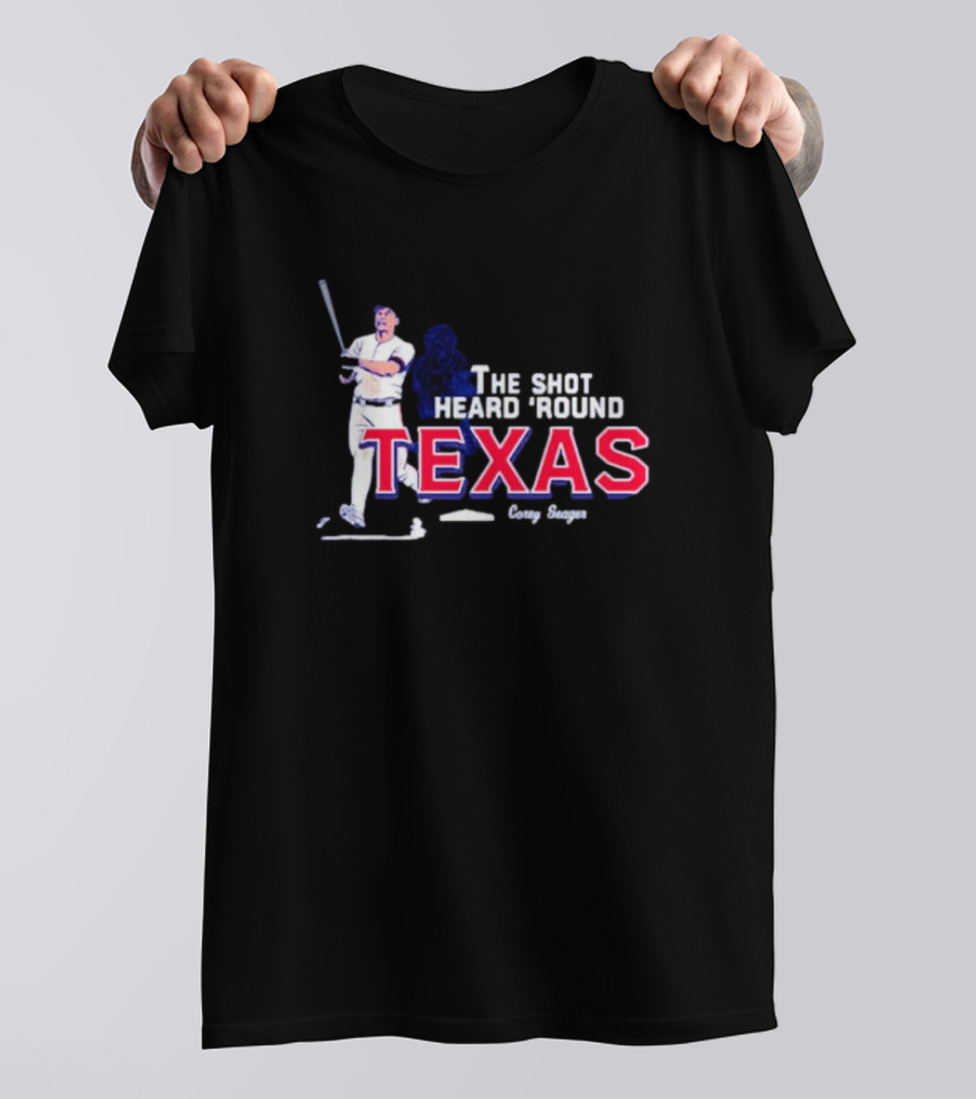 The Shot Heard 'Round Texas Corey Seager T-Shirt
