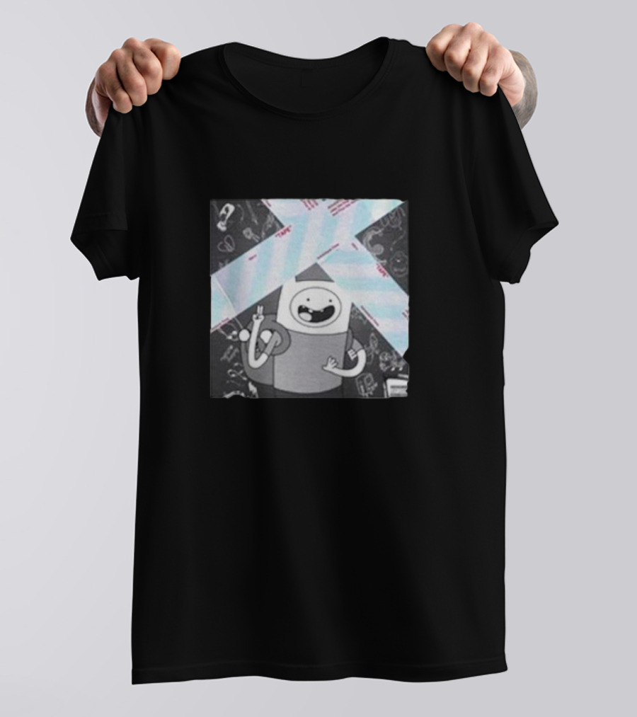 Flinn X Uzi Animated Character Crossover Mashup T-Shirt