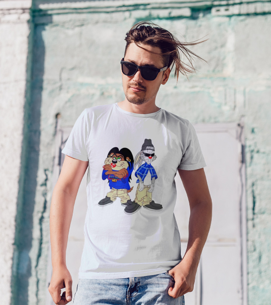 Foos Gone Wild Fooneytunez Cartoon Style Characters T-Shirt