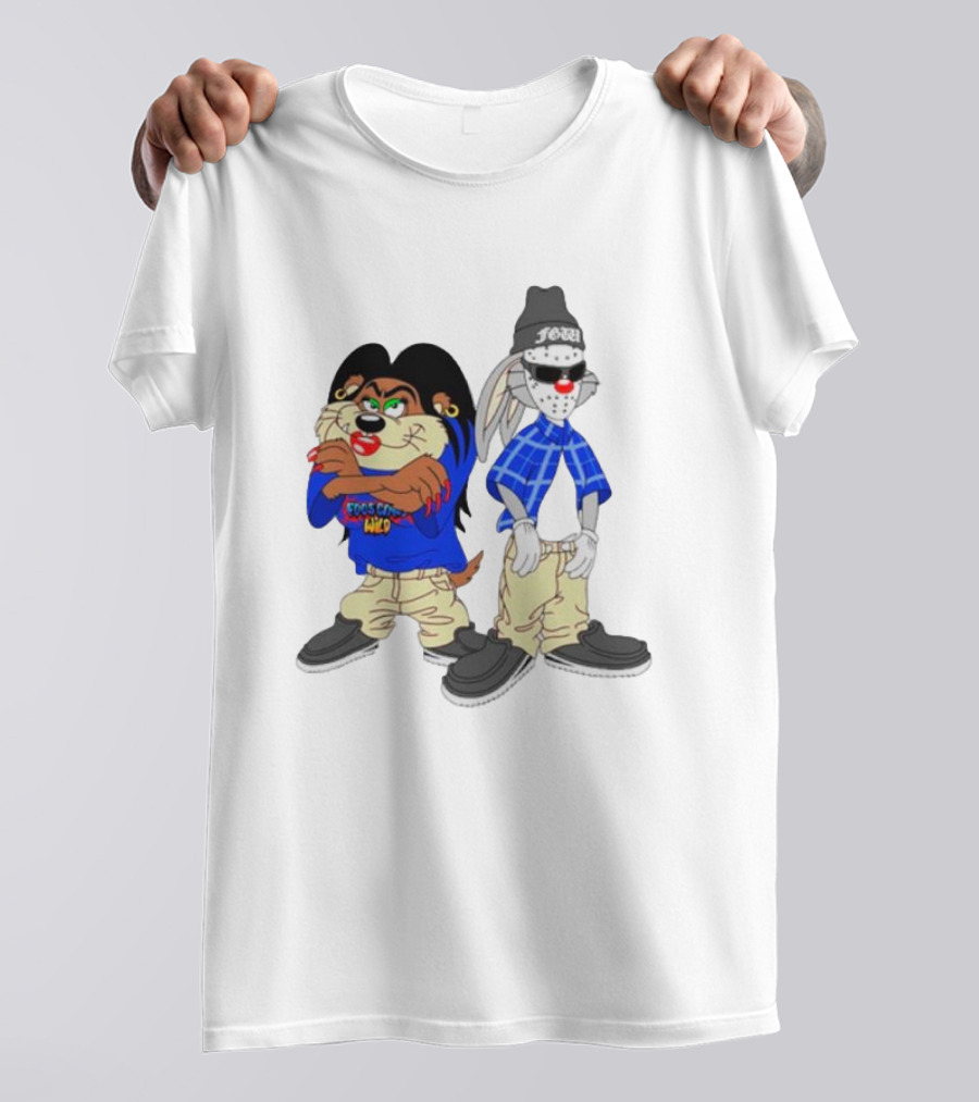 Foos Gone Wild Fooneytunez Cartoon Style Characters T-Shirt