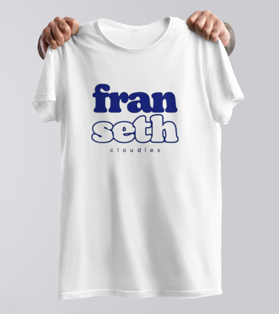 Fran Seth Cloudies Classic Text T-Shirt