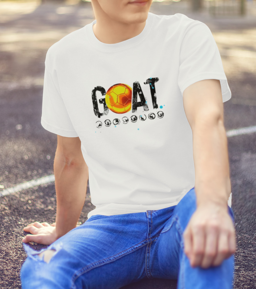 Ballon D'Or Goat With 8 Awards El Mejor Del Mundo T-Shirt