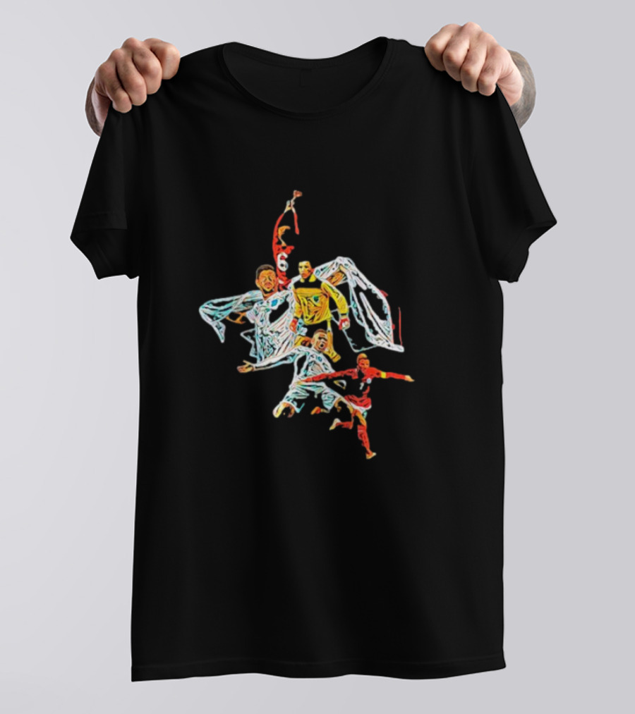 The Boys From England Soccer Team Players Celebrating Victory T-Shirt