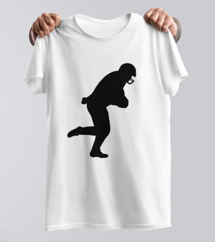 The Legend Of The Cincy Hat Scamper Silhouette Football Player T-Shirt