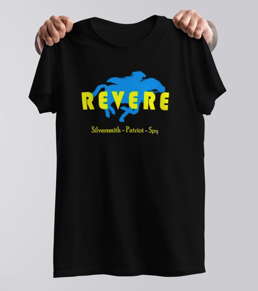 Revere Silversmith Patriot Spy Riding Horse T-Shirt