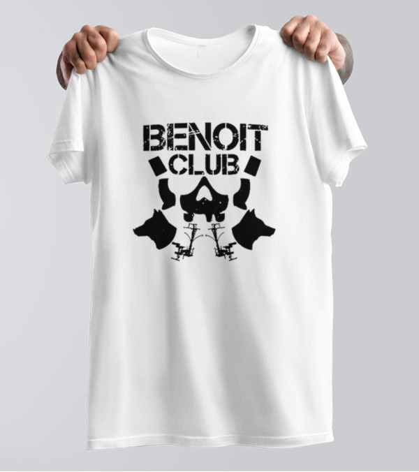 Benoit Club Skull And Wolf T-Shirt