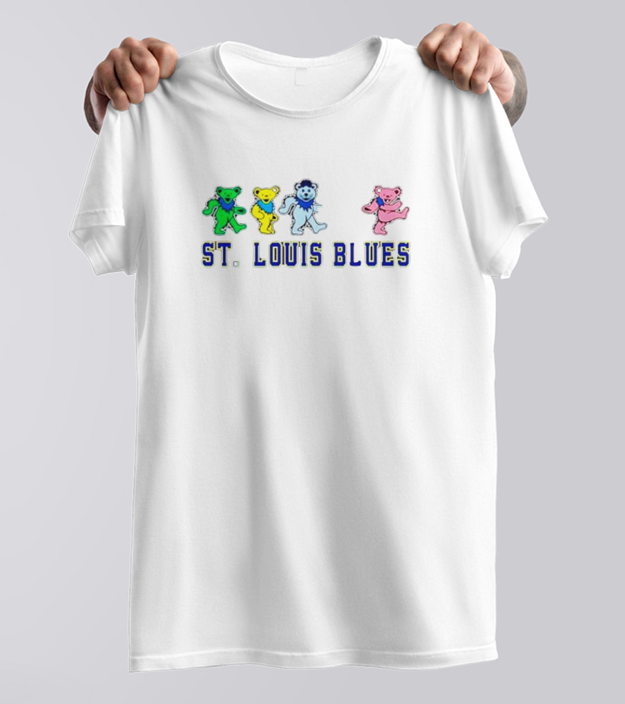 Grateful Dead St. Louis Blues Dancing Bears T-Shirt